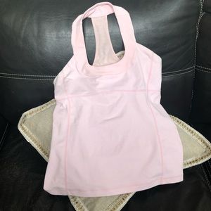Lululemon Soft Pink Athletic Top Size 12